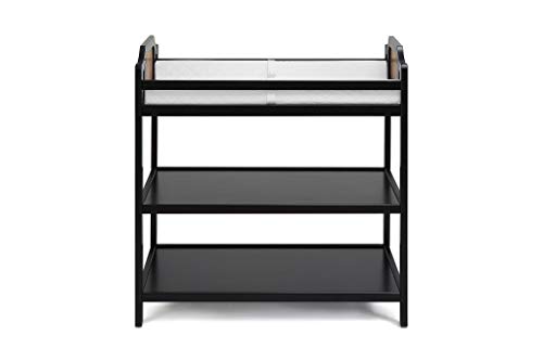 Image of Suite Bebe Brees Changing Table in Black and Vintage Walnut