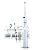  Philips elektrische Schallzahnbürste Sonicare DiamondClean HX9382/09, Weiß – (integrierter Akku, Lithium-Ionen-Akku, 110-220 V, 1 Stück, 2 Stück)