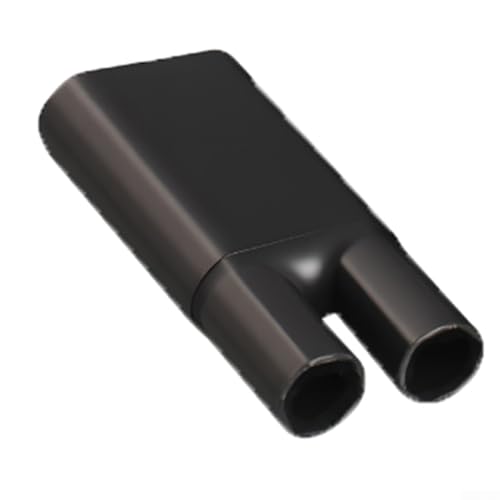 Minhe Funda de cable termorretráctil de 1 kV, relación de encogimiento 2:1, poliolefina reticulada, sello de aislamiento impermeable y resistente a los rayos UV para accesorios de conducto eléctrico