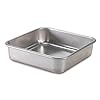 Nordic ware natural aluminum commercial square cake pan 9 x 9  urban country home decor