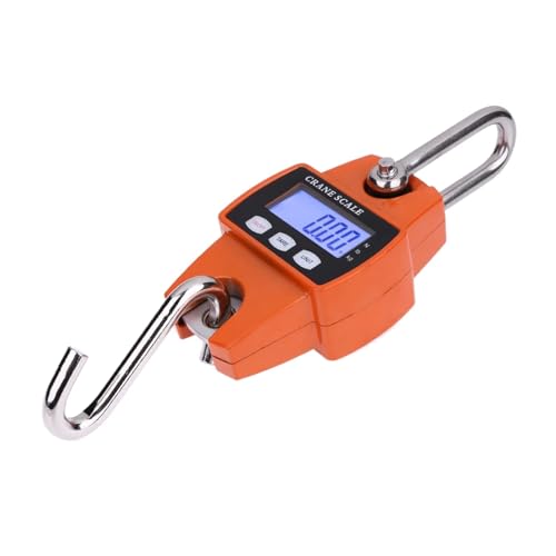 Cyfrowa waga wisząca, Mini waga dźwigowa Przenośny cyfrowy elektroniczny hak z wyświetlaczem LCD o wadze 300 kg