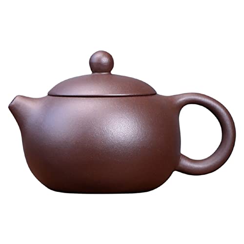Image of Xishi Teapot 7oz Chinese Zisha Clay Pot Ceramics Purple Sand Mud Kungfu Tea Set with Gift Box (purple 9 hole filter)