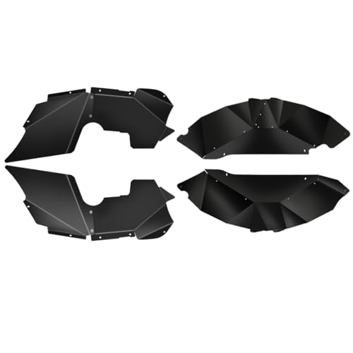 Image of Front & Rear Inner Fender Wheel Well Inner Liners Compatible with Jeep Wrangler JK & Unlimited 2007-2018 2 /4 Doors