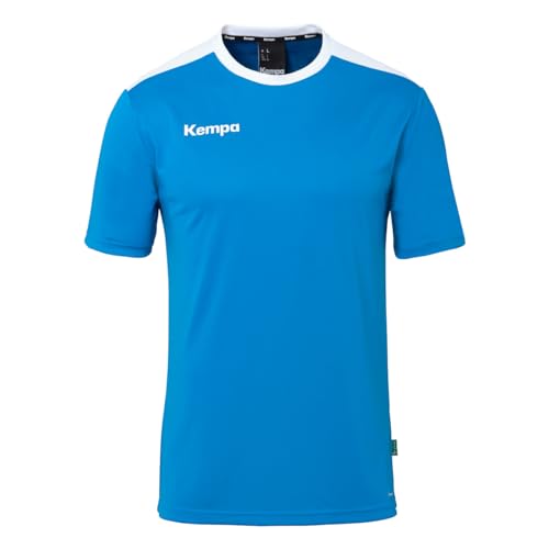 Kempa Herren Emotion 27 T-Shirt, Kempablau/Weiß, XXL EU
