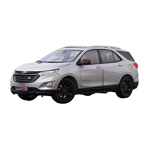 HYSG Scale Model for Chevrolet Equinox Redline Diecast Model Toy Car Boys Girls Gifts Original Box 1/18 (Color : Silver)
