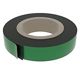 Flexible Magnet Strip with Green Vinyl Coating, 1/32