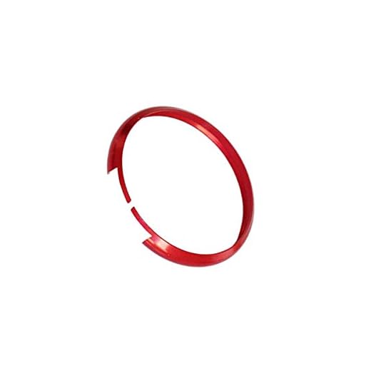 1neiSmartech Anillo Decorativo De Aluminio, Carcasa Para Mando A Distancia - Llave De Vehículo Mini