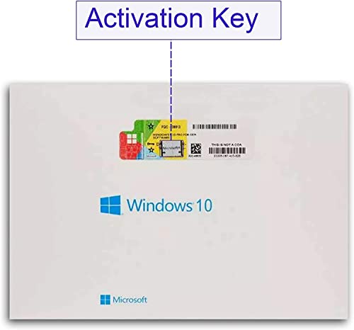 Microsoft Windows 10 Professional 64Bit OEM (OEI) DVD PACK English Intl for 1 PC/ User