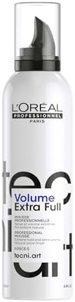 L'Oreal Professionnel Volume Extra Full, Styling Mousse, For All Hair Types, Provides Strong Hold, 250 ML