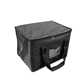Mochila Delivery,Mochila Repartidor Bolsa De Entrega Alimentos 16L/28L/50L/70L, Comestibles Reutilizable Aislada, Bandeja Calentadora Uso Apto para Servidor Buffet(Black 50L)