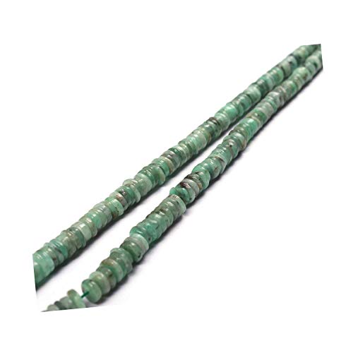 Perles Heishi en grenat naturel AAA 5-6mm émeraude pour création joaillière de luxe