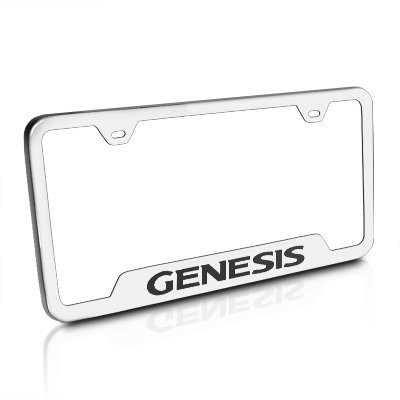 Hyundai Genesis Polished Steel License Frame