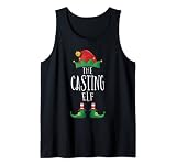 Chemise d'elfe de casting pyjama assorti pour la famille Groupe Noël Débardeur