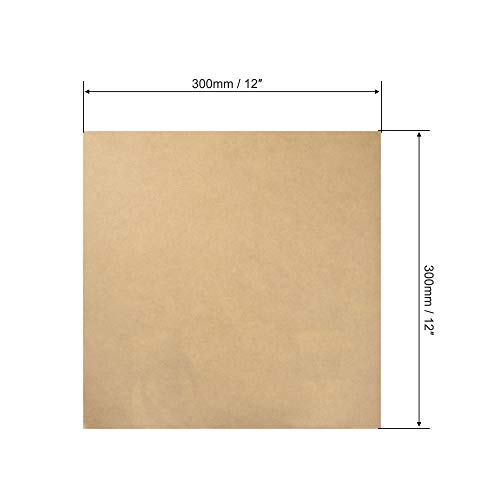 Image of uxcell Orange Cast Acrylic Sheet,12 inch x 12 inch,3mm Thick,Plastic PMMA Acrylic Board for Signs Display Projects,Craft