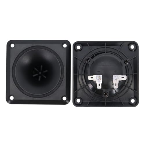 SHOOYIO Salida de sonido clara con tweeters de bocina cuadrada de 3.5 pulgadas, diseños sólidos de ABS para uso diario, altavoces, equipamiento de coche SHOOYIO Salida de sonido clara con tweeters de bocina cuadrada de 3.5 pulgadas, diseños sólidos de ABS para uso diario, altavoces, equipamiento de coche
