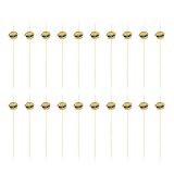 JECOMPRIS Palillos de Cóctel Forma de Hamburguesa, 100 Unidades, Decorativos para Frutas y Aperitivos, Accesorios para Bares y Fiestas, Ideales para Decoración de Bebidas y Postres