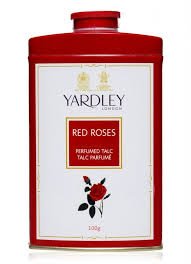 Yardley London RED ROSE Perfumed Deodorizing Talc Talcum Powder 100gm