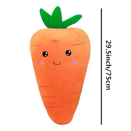 ASkinds Cute Carrot Plush Toy, 30inch Soft Carrot Doll for Boys & Girls