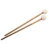 XDrum TB43 Paukenschlägel (Bambus Griff, Filzkopf, Länge: 39cm, Kopfdurchmesser: 4,3cm, Griffdurchmesser: 1cm) Paar