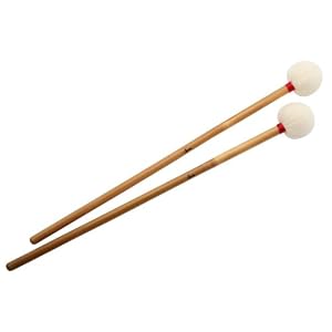 XDrum TB43 Paukenschlägel (Bambus Griff, Filzkopf, Länge: 39cm, Kopfdurchmesser: 4,3cm, Griffdurchmesser: 1cm) Paar