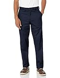 Red Kap Men's Wrinkle-Resistant Cotton Work Pant, Dark Navy, 36x32