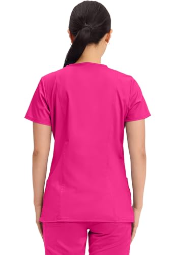Image of Cherokee Medical Women's Scrub Top V-Neck Modern Classic Fit with 3 Pockets, Ultra Soft and 2-Way Stretch Fabric - WW620