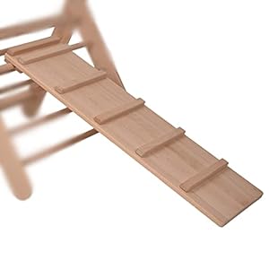 GOODEX Pikler Montessori glijplank, kippenladder, glijbaan voor klimrek, klimdriehoek, klimdriehoek, klimdriehoek…