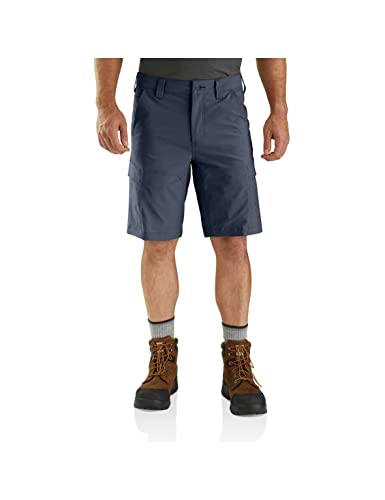 Carhartt Short de travail pour homme Force Relaxed Fit Lightweight Ripstop Cargo, pierre bleue, 30W