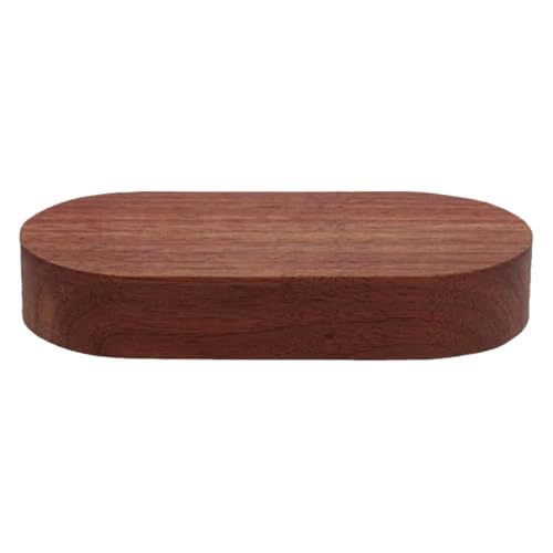 BEBEMOKO Modelos de base de nogal, estatuilla de madera, bandeja de madera, soporte de Feng Shui, base de aromaterapia, soporte de exhibición