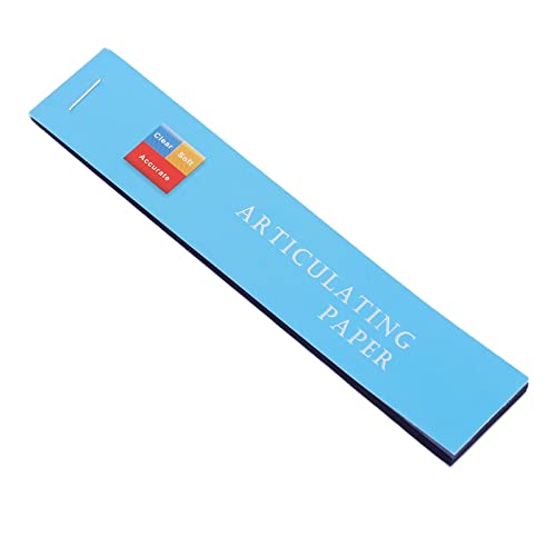 Papel Articulado de Mordida, Papel Articulado Profissional Azul Fino para Laboratório Dentário