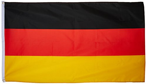 Supportershop Allemagne - Banderín de córner para fútbol, Color Multicolor, Talla FR: 1,50 x 0,90 m