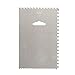 Ateco 1446 - 3 Sided Decorating Comb and 1447- 4 Sided Decorating Comb & Icing Smoother, 2 Pc Set,Silver