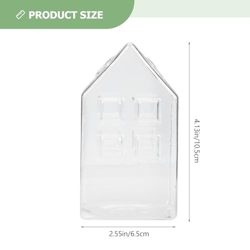Vase transparent compact pour petits espaces et rebords de fenêtre étroits