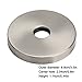 Large Shower Arm Flange, Stainless Steel Escutcheon Plate, Modernize & Cover Wall Holes, No Tools Required, Extra Large Diameter, Long Service Life, for G1/2in Pipe (Brushed)