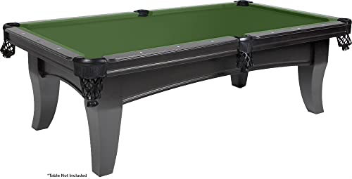 Granito Tournament 2000 Speed Cloth - 18 Color Variations - for 7, 8, 8.5, 9, 10 Foot Tables (Yellow Green, 7' Precut - Inside Table Area 40" x 80")