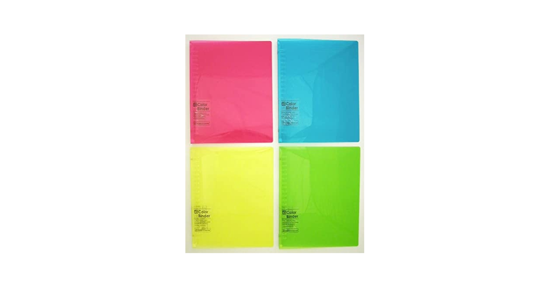 Amazon.co.jp: Kyowa Shiko Color Binder - A5 (Assorted 4 Colors) B