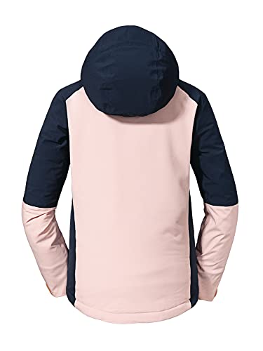 Foto von Schöffel Mädchen Ski Jacket Joran G, wasserdichte, atmungsaktive Skijacke, Kinder Winterjacke mit 4-Wege-Stretch und Schneefang, navy blazer, 140