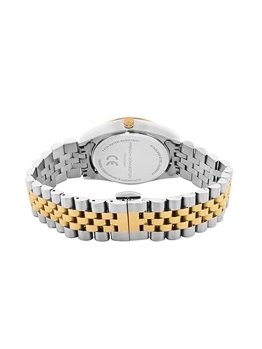 Image of French Connection Stainless Steel Spring-Summer 2023 Analog Silver Dial Women's Watch-Fcn00085F, Band Gold