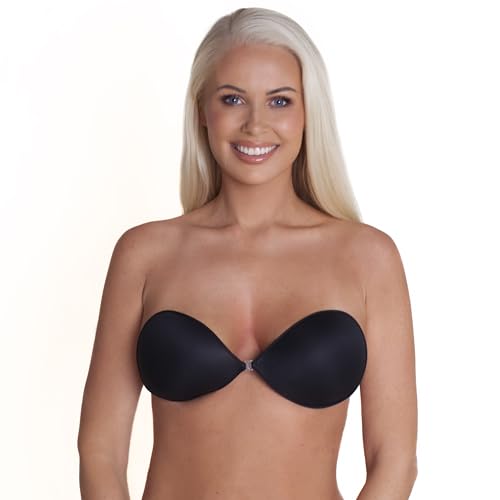 The Party Bra – Soutien-gorge adhésif – Bonnet A à G – Ultra collant pour un maintien maximal, Noir , F