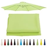 Tela De Recambio Sombrilla | 6/8 Varillas | Toldo De Recambio De Sombrilla De 200cm/230cm/270cm/300cm/350cm, Cubierta De Repuesto Para Parasol De Repuesto Resistente Y Gruesa(Grass green,8 RIBS: 230CM