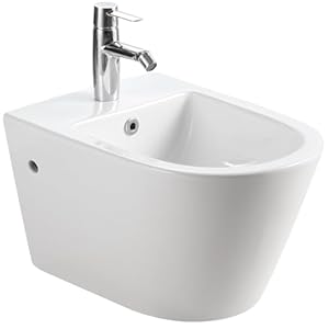 Horow UB01R-GE Wand-Bidet Keramik Weiß
