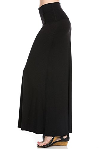 Azules Women's Maxi Skirt - Black, Medium #TOP16