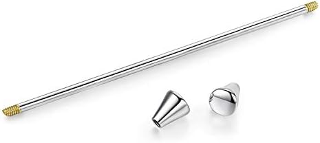 Set 6 Spille Da Colletto Per Camicia - Acciaio Inox, Per Smoking E Occasioni Formali, Regalo Ideale Per Uomini - Foto 3