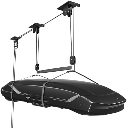TRUSOON Cargo Box Hoist, Garage Pulley Lift System,150 lbs