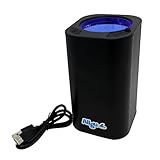 Allgu 超強力蓄光器 UV（紫外線）LEDライト GLOWSTRIKE-S USB充電式 バッテリー内蔵 ブラック グロー/夜光蓄光 メタルジグ用 イカメタル用 タチウオテンヤ用