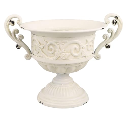 Pot de fleur en fer forgé durable et jardinière extérieure solide