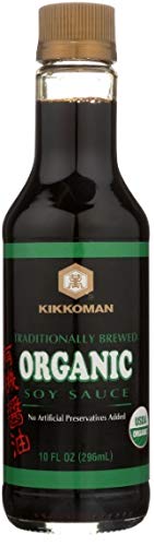 Kikkoman Sauce Soy Org, 10 Oz (Pack Of 6)