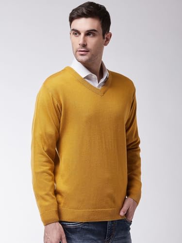 Image of Pivl Men's Winter V Neck Solid Sweaters ||Winterwear||