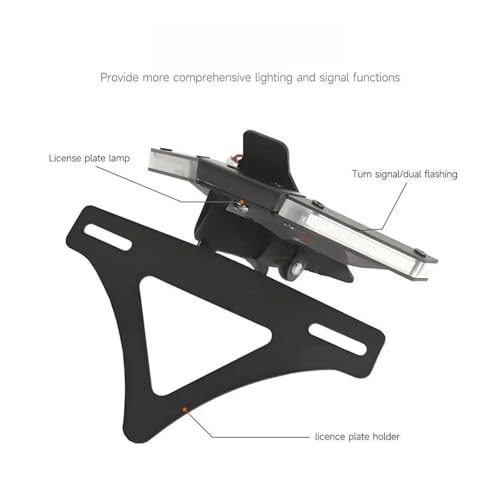 Support de plaque Ducati Panigale V4 en aluminium premium à queue courte
