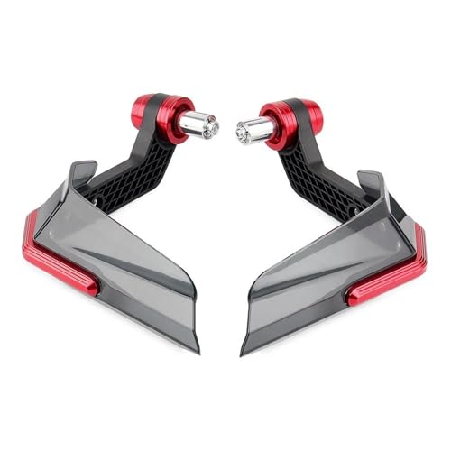 ハンドガード オートバイハンドガード ハンドルバーハンドガードシールドプロテクターに適合するヤマハ MT-03 MT01 MT07 MT-07 MT09 MT-10 MT15 MT125 ウィンドシールド用 ハンドルバープロテクター(赤)